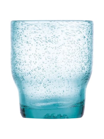 Villa d´Este 6-delige set: waterglazen "Unico" lichtblauw - 325 ml