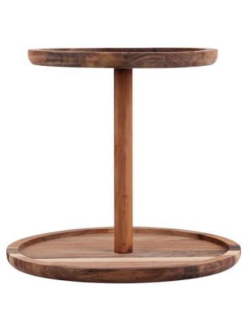 Villa d´Este Etażerka "Woody" w kolorze brązowym - wys. 22 x Ø 25 cm