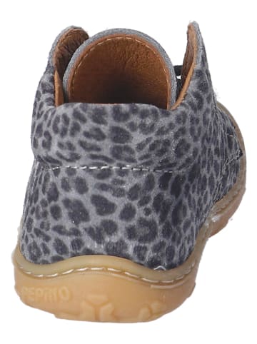 PEPINO Leder-Lauflernschuhe "Dots" in Grau