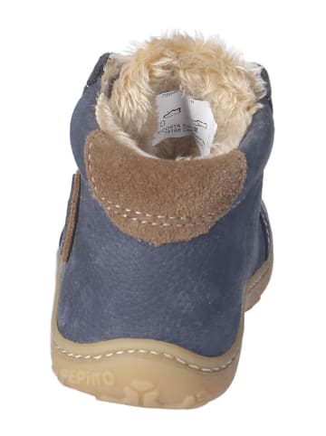 PEPINO Leder-Winterboots "Georgie" in Dunkelblau