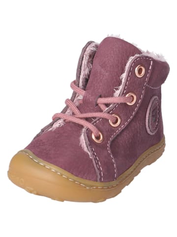 PEPINO Leren boots "Georgie" paars/lichtroze