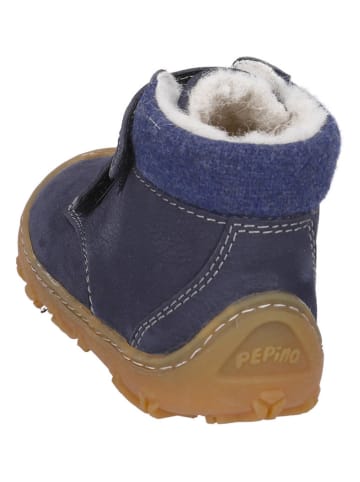 PEPINO Leren winterboots "Nico" donkerblauw