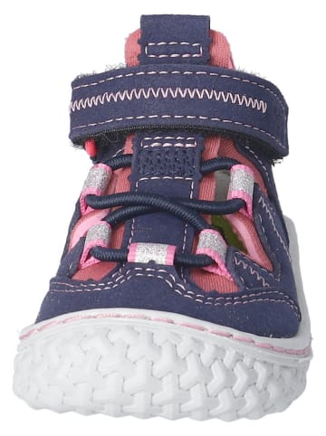 PEPINO Barfußschuhe "Jerry" in Dunkelblau/ Pink