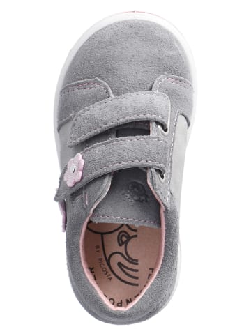 PEPINO Leder-Sneakers "Niddi" in Hellgrau