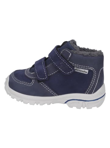 PEPINO Leren boots "Lenzi S" donkerblauw