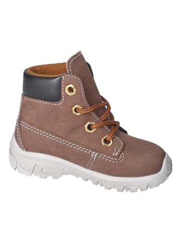 PEPINO Leder-Winterboots "Dean-S" in Hellbraun