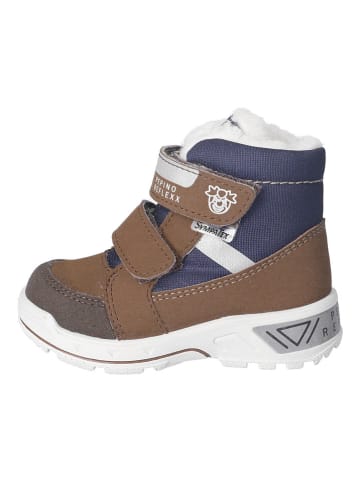 PEPINO Winterboots "Flo" donkerblauw/bruin