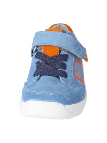 Ricosta Leder-Sneakers in Blau/ Orange