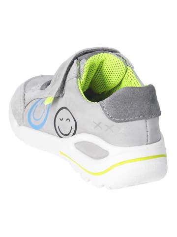 Ricosta Leren sneakers grijs