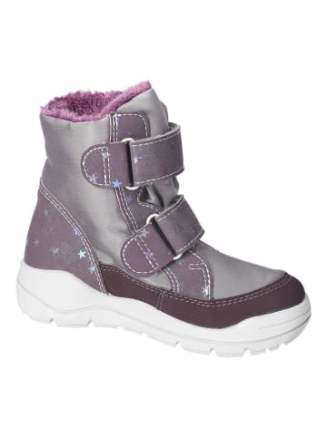 Ricosta Winterboots in Grau/ Pflaume