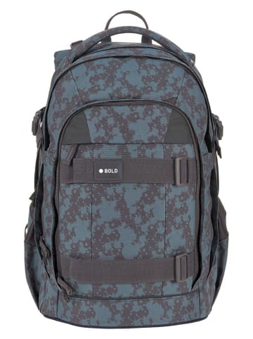 Lässig Rugzak "Bold Spots" donkerblauw/grijs - (L)28,5 x (B)23 x (H)46,5 cm