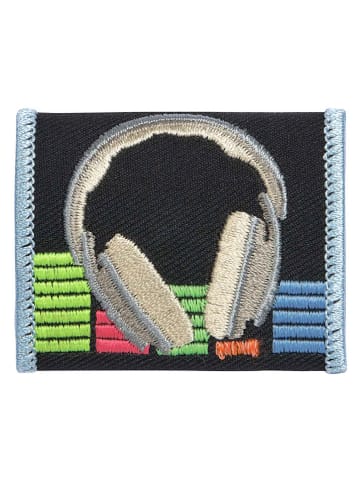 Lässig 3er-Set: Patches "Music" in Schwarz/ Hellblau