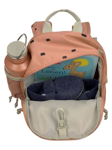 Lässig Rucksack "Happy Prints" in Orange - (L)24,5 x (B)15,5 x (H)27 cm