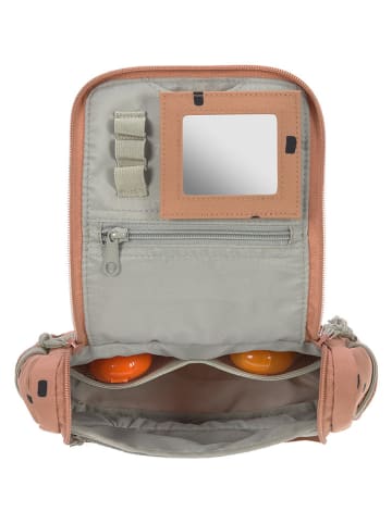 Lässig Kulturbeutel "Happy Prints" in Orange - (L)20 x (B)6,5 x (H)15 cm