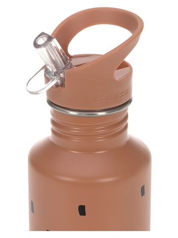 Lässig Edehlstahl-Trinkflasche "Happy Prints" in Orange - 500 ml