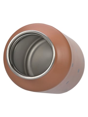 Lässig Roestvrijstalen drinkfles "Happy Prints" oranje - 500 ml