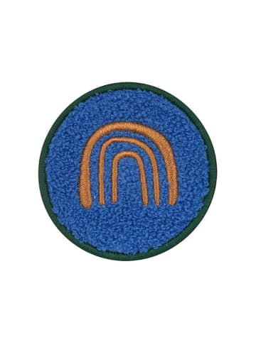 Lässig 3er-Set: Patches "Little Gang Smile/Fun" in Blau/ Hellbraun/ Grün