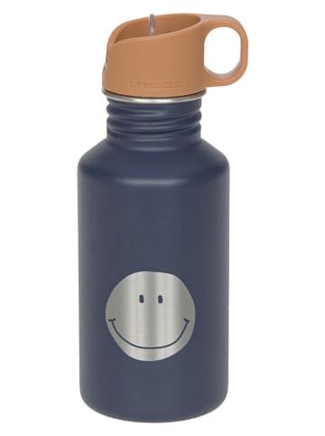 Lässig Roestvrijstalen drinkfles "Little Gang - Smile" donkerblauw - 500 ml