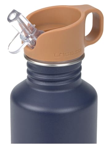 Lässig Roestvrijstalen drinkfles "Little Gang - Smile" donkerblauw - 500 ml