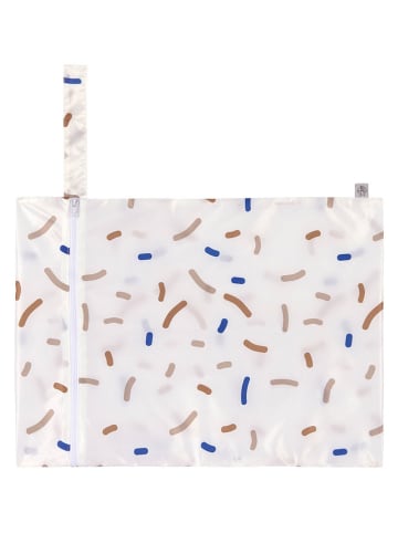Lässig 2er-Set: Wickeltaschen "Little Mateys" in Weiß - (L)29 x (B)40 cm