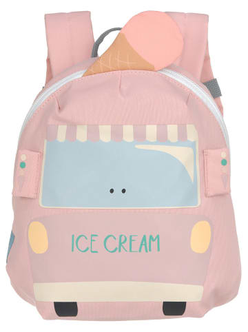 Lässig Rucksack ''Tiny Drivers - Ice Cart'' in Rosa - (B)20 x (H)24 x (T)9,5 cm