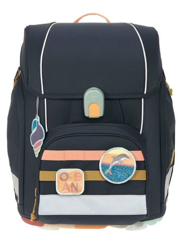 Lässig 7tlg. Schulranzen-Set "Unique" in Dunkelblau