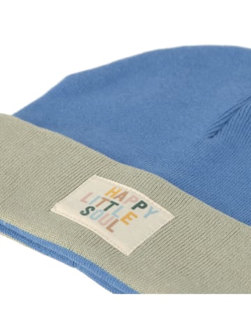 Lässig Beanie in Blau/ Khaki