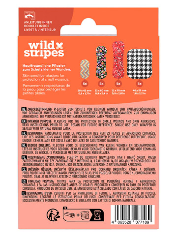 Wild Stripes Plastry (4 x 20 szt.) "Classic Sensitive Fashion"