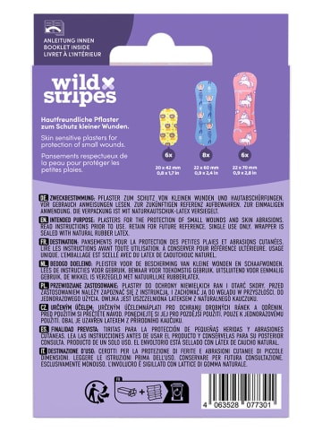 Wild Stripes 4er-Set: Wundpflaster "Kids Fantasy" - 20 Stück