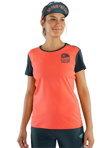 DYNAFIT Funktionsshirt "TRANSALPER LIGHT" in Orange/ Schwarz