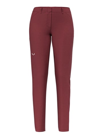 Salewa Spodnie funkcyjne "Lavaredo" w kolorze czerwonym