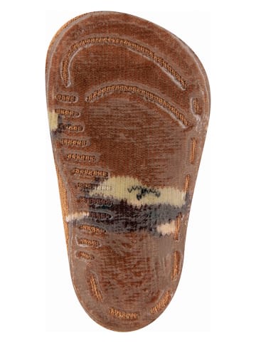 ewers 2er-Set: ABS-Socken "SoftStep Hamster" in Braun