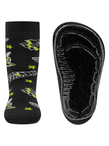 ewers ABS-Socken "SoftStep Raumschiffe" in Schwarz