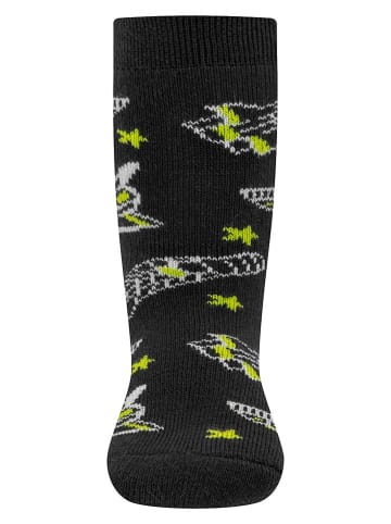 ewers ABS-Socken "SoftStep Raumschiffe" in Schwarz
