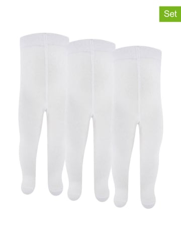 ewers 3er-Set: Strumpfhosen in Weiß