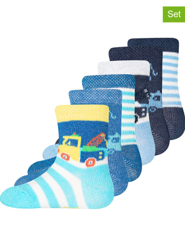 ewers 6er-Set: Babysocken in Blau