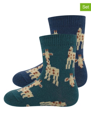 ewers 2er-Set: Babysocken in Dunkelblau