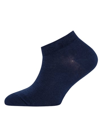 ewers 6er-Set: Sneakersocken in Blau