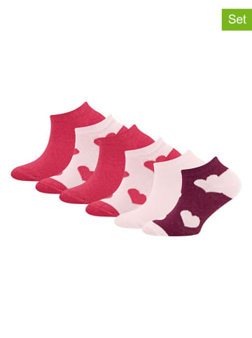 ewers 6er-Set: Füßlinge in Rosa/ Pink/ Bordeuax