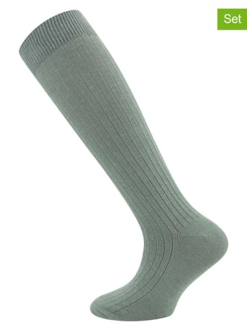 ewers 2er-Set: Kniestrümpfe in Grün