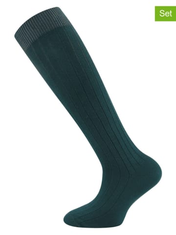 ewers 2er-Set: Kniestrümpfe in Grün
