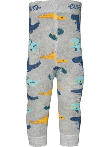 ewers Thermoleggings "Dino" in Grau/ Bunt