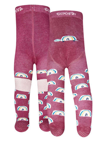 ewers Krabbelstrumpfhose "Schildkröte" in Beere