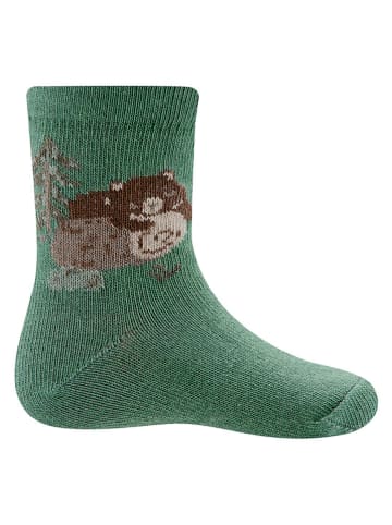 MaxiMo Socken "Bären" in Grün