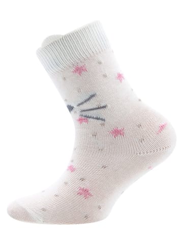 MaxiMo Socken in Weiß/ Rosa
