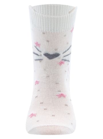 MaxiMo Socken in Weiß/ Rosa