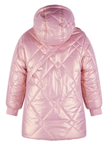 No-No Parka "Betty" w kolorze jasnoróżowo-jasnobrązowym