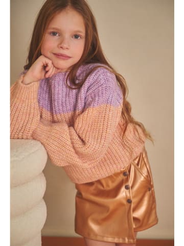 No-No Pullover "Kem" in Flieder/ Apricot