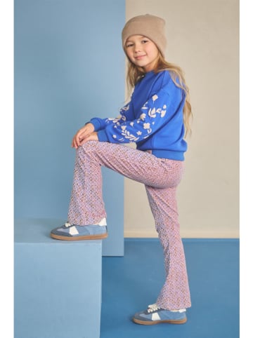 No-No Spodnie "Sady" w kolorze jasnoróżowo-niebieskim