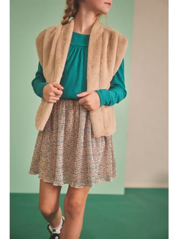 No-No Kleid "Morly" in Petrol/ Beige